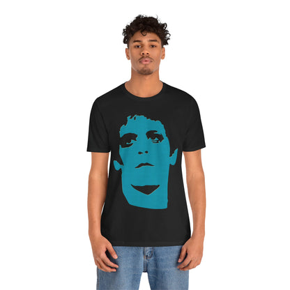 Lou Reed (The Blue Mask Artwork with Vintage Print Effect)