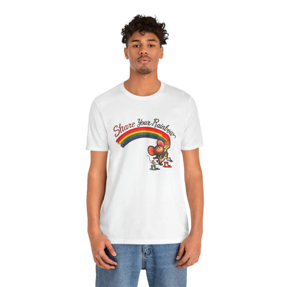 Share Your Rainbow (Replica 70's Iron-On Transfer Graphic)