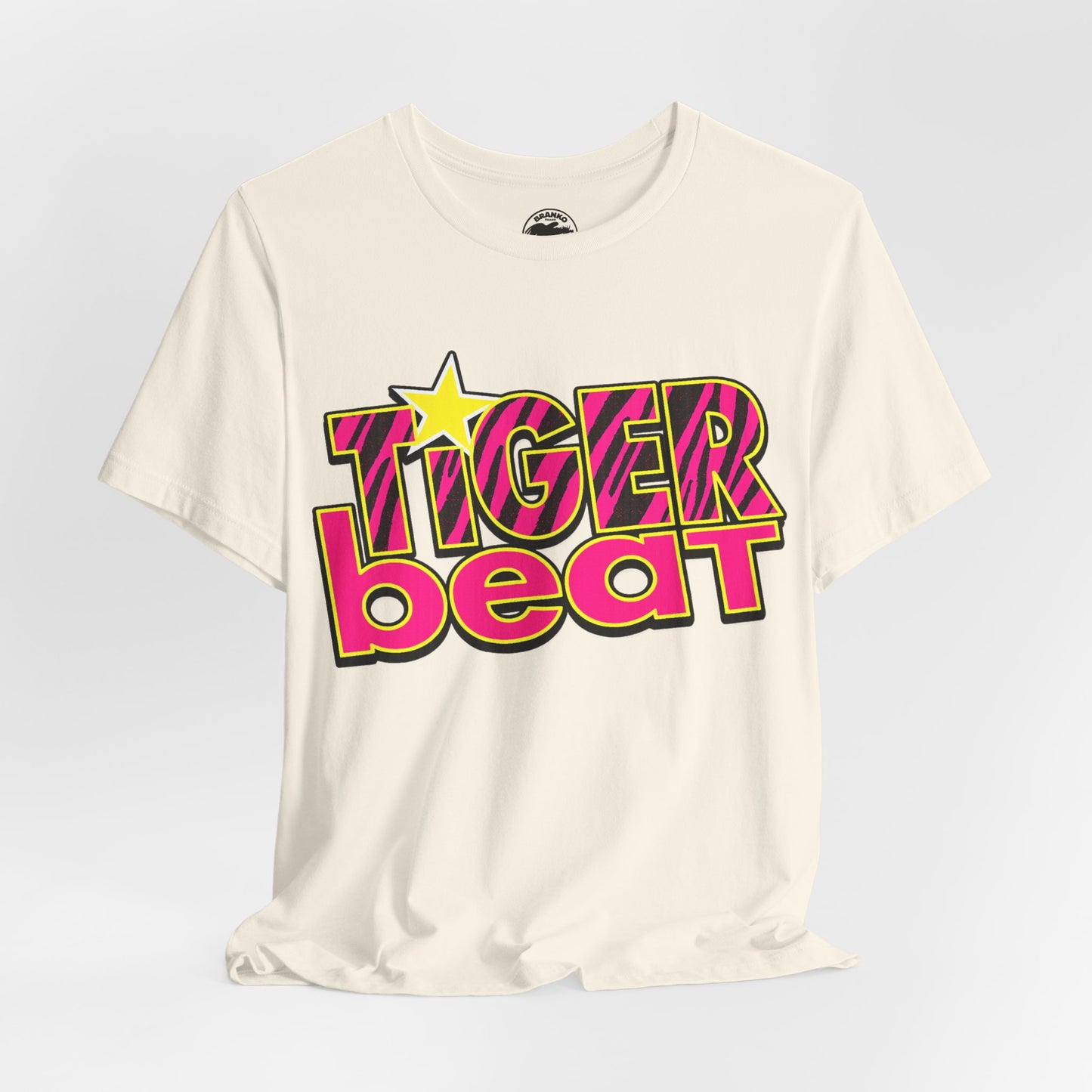 Tiger Beat (Replica Promo Shirt/80's and 90's Oversized Logo)