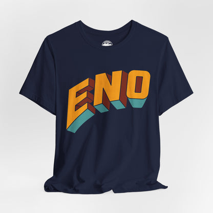 Eno (Here Come the Warm Jets Logo/Brian Eno shirt)
