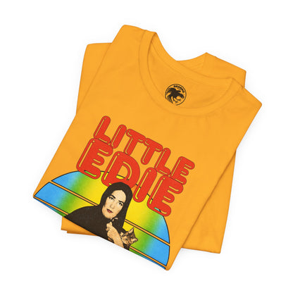Little Edie (70's Iron On Style Graphic with Vintage Print Effect/Grey Gardens Shirt/Edith Bouvier Beale)
