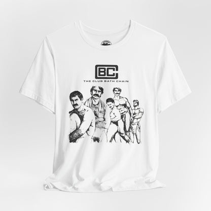 The Club Bath Chain (Replica 70's Souvenir T-Shirt/Gay Bathhouse Chain)