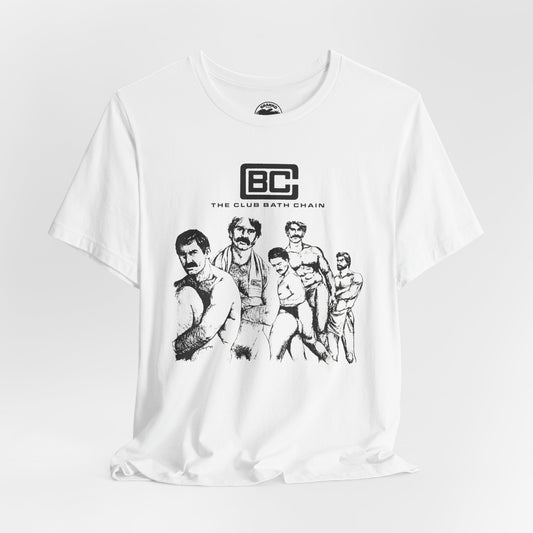 The Club Bath Chain (Replica 70's Souvenir T-Shirt/Gay Bathhouse Chain)