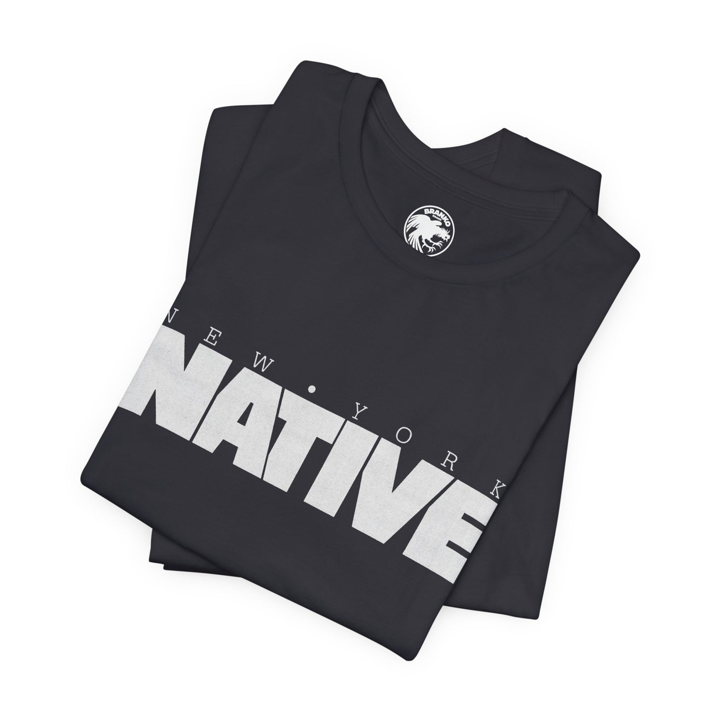 New York Native (Replica Promo T-Shirt with Vintage Print Effect/New York Gay Newspaper)