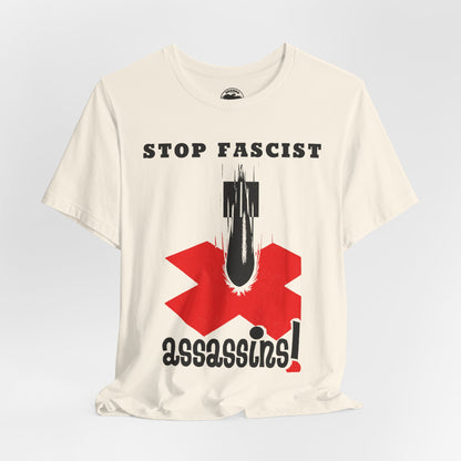 Stop Fascist Assassins! (World War II Anti-Fascist Poster)