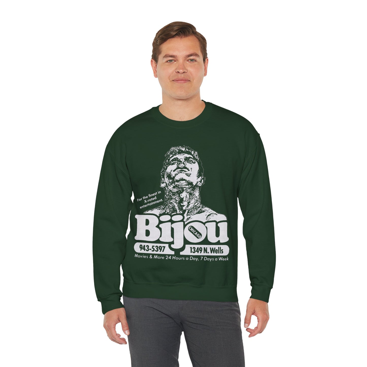 Bijou Theater Chicago Sweatshirt (Chicago Gay Porno Theater/1970-2015)