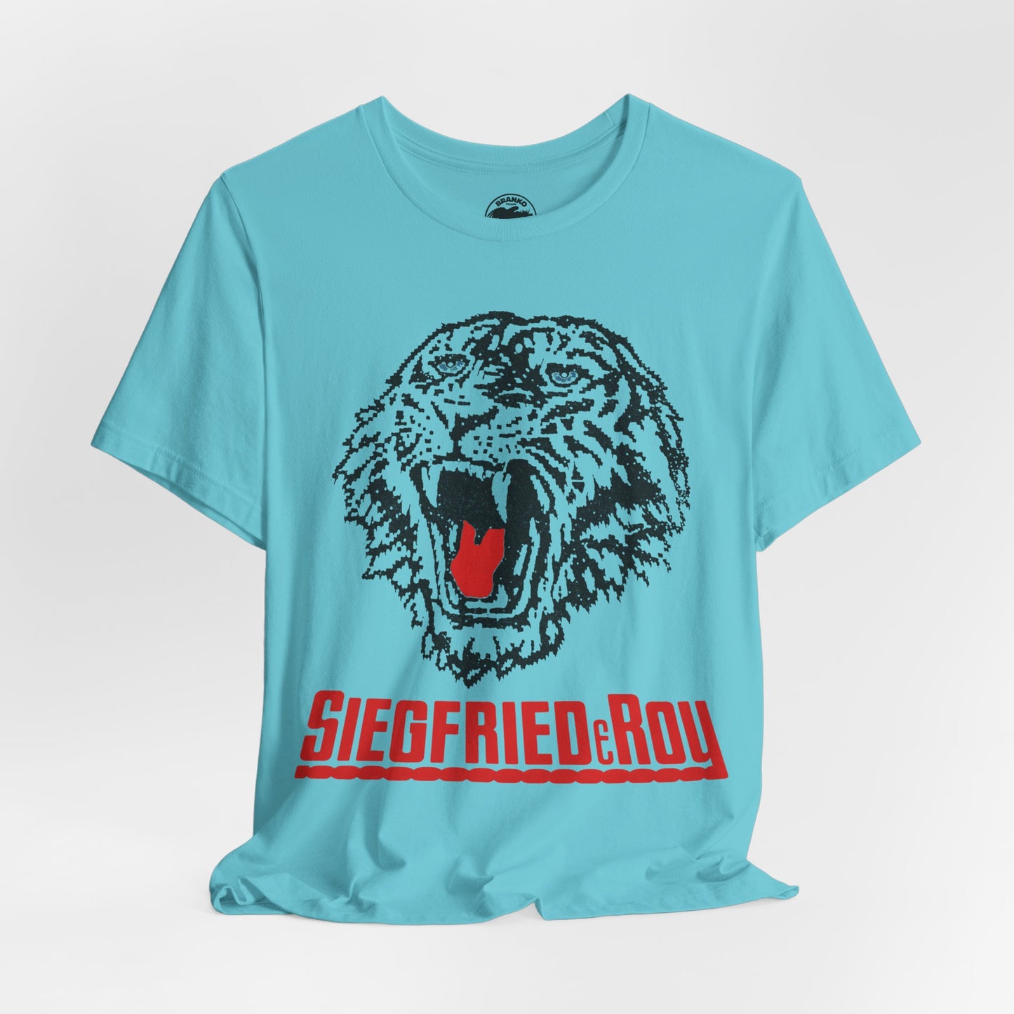 Siegfried & Roy  (Merch Label Tiger with Vintage Print Effect)