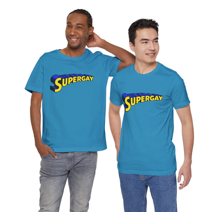 Supergay (Replica 70's Gay Pride Supergay Shirt/Gay Superman Logo)