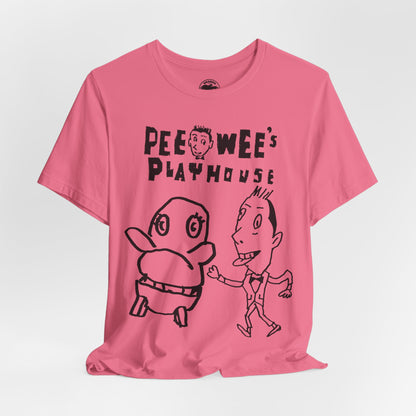 Pee Wee's Playhouse (Replica 80's Fan Club Shirt/Pee Wee Herman and Chairry/Gary Panter)