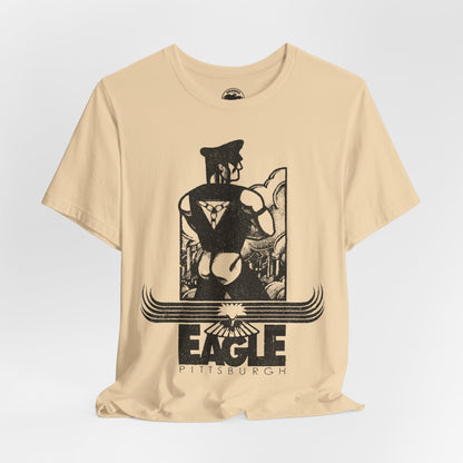 The Pittsburgh Eagle (Pittsburgh Leather Bar/Logo with Vintage Grunge Effect/1994-2012)