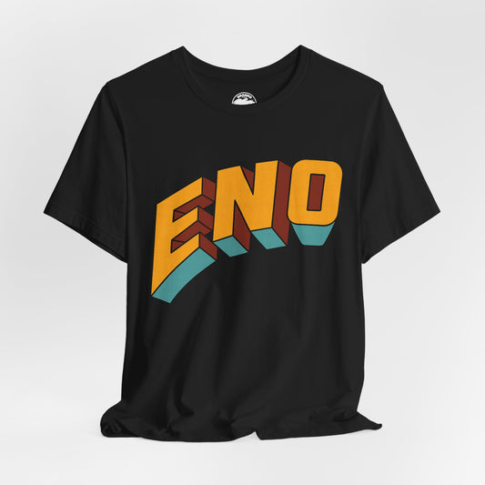 Eno (Here Come the Warm Jets Logo/Brian Eno shirt)