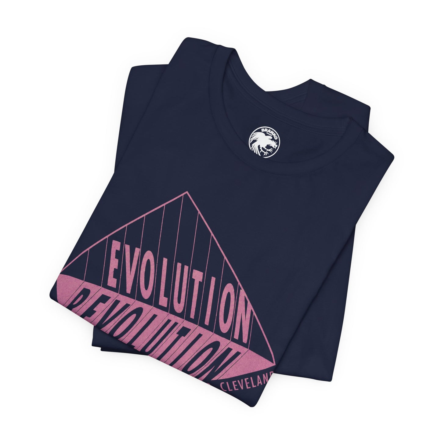 1992 Cleveland Pride (Replica Lesbian, Gay and Bi Pride Shirt/Cleveland Gay Pride/Evolution Revolution)
