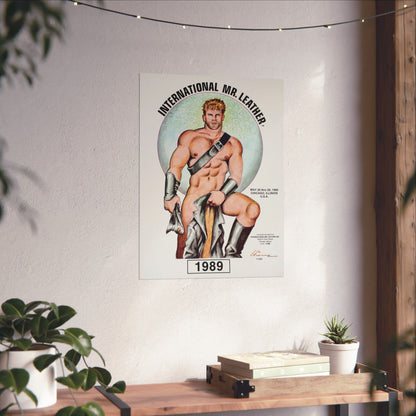 1989 International Mr. Leather Poster Reprint