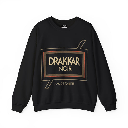 Drakkar Noir Sweatshirt (Oversized Logo with Vintage Print Effect)