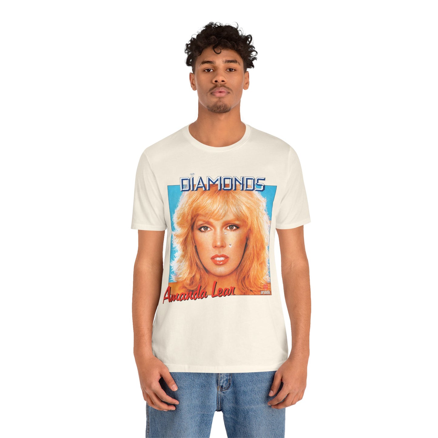 Amanda Lear (Diamonds Album Art with Vintage Print Effect)