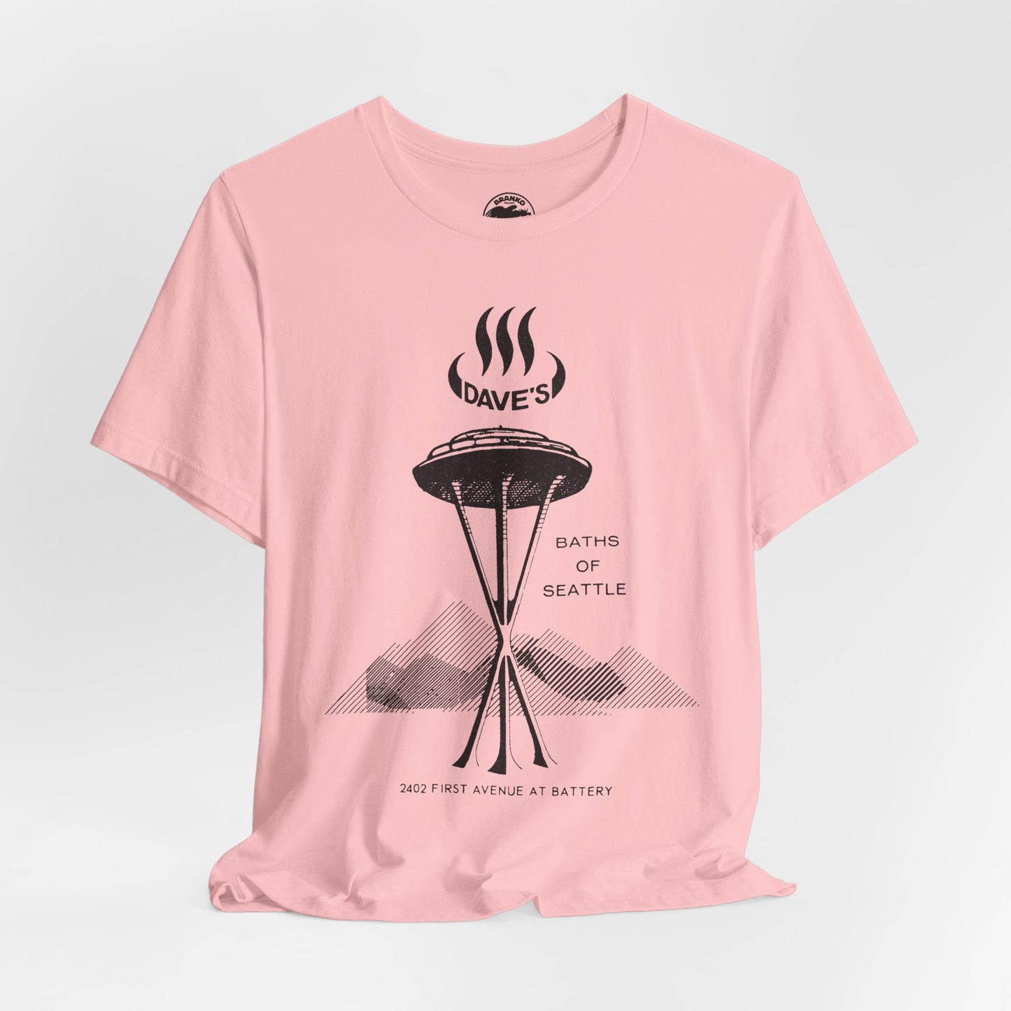 Dave's Baths Seattle (Replica Souvenir T-Shirt from 1971/Gay Bathhouse Chain 70's and 80's)
