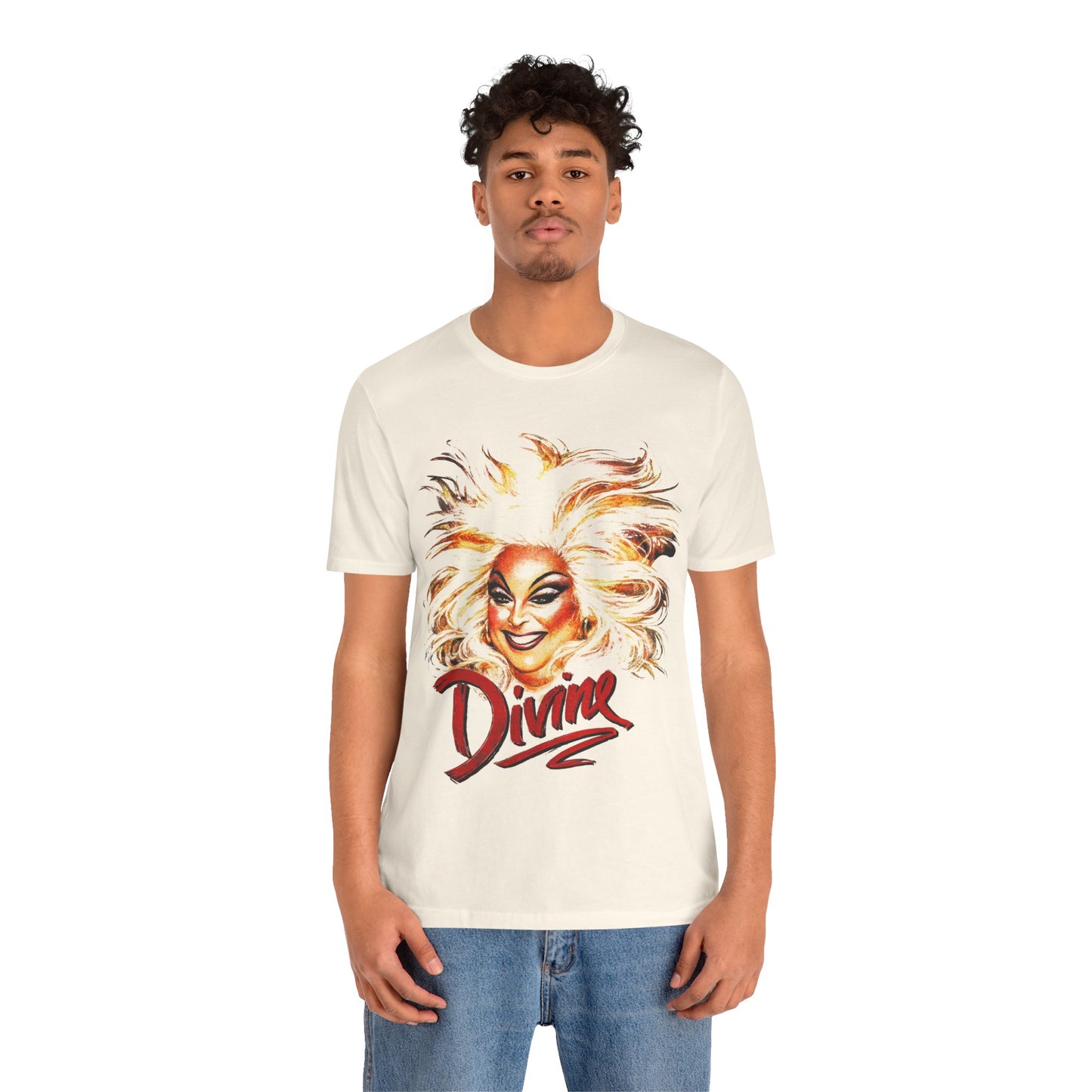 Divine (Replica 80's Tee with Vintage Print Effect)