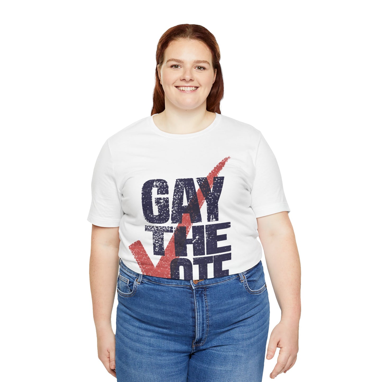 Gay the Vote (90's Rock the Vote Logo Reimagined)
