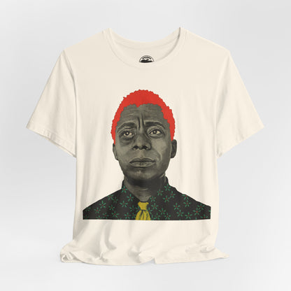 James Baldwin (Stylized Portrait with Vintage Print Effect)