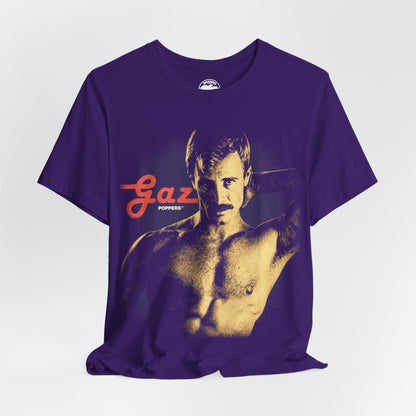Gaz Poppers (80's Poppers Ad with Vintage Rock Tee Effect)