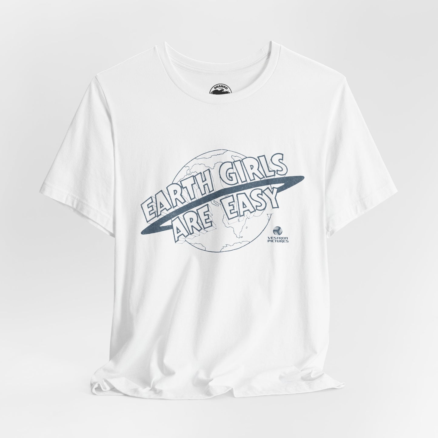 Earth Girls Are Easy (Replica Promo Shirt with Vintage Print Effect)