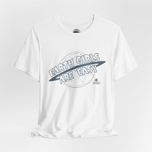 Earth Girls Are Easy (Replica Promo Shirt with Vintage Print Effect)