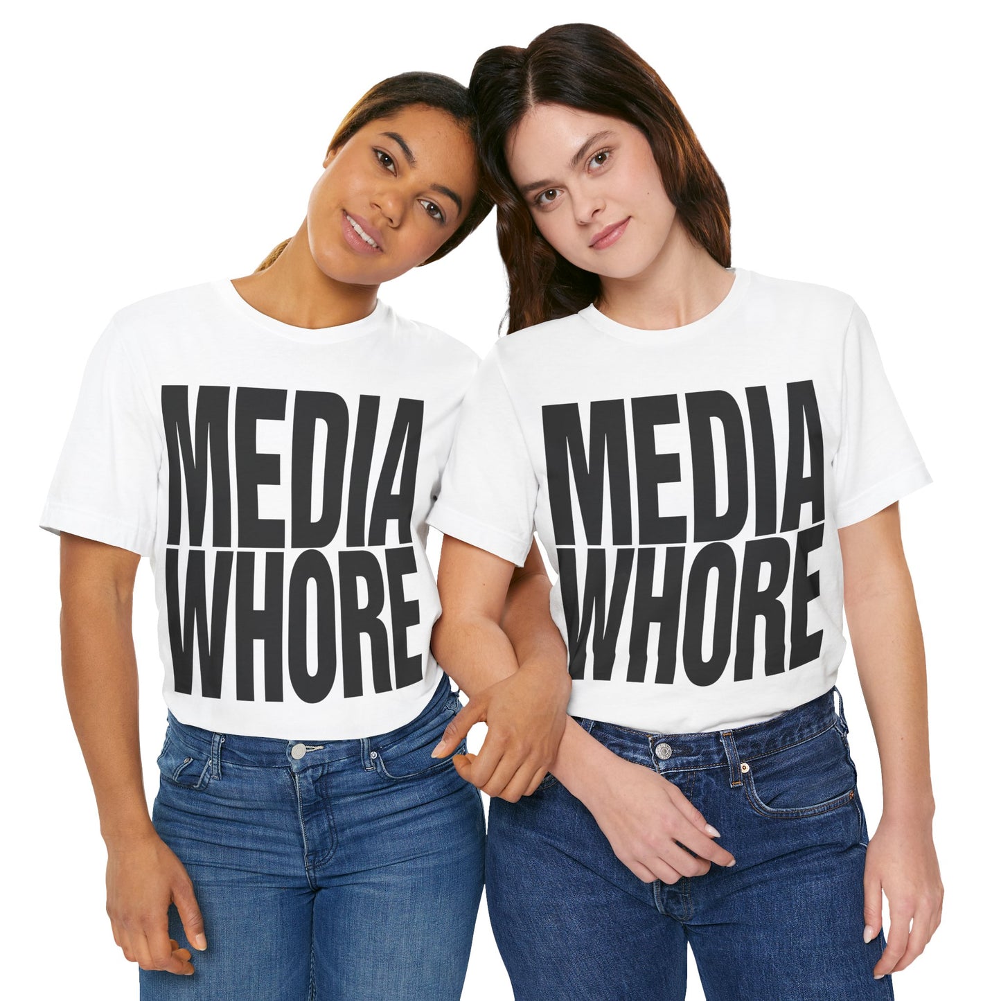 Media Whore (Katharine Hamnett Style Oversized Graphic)