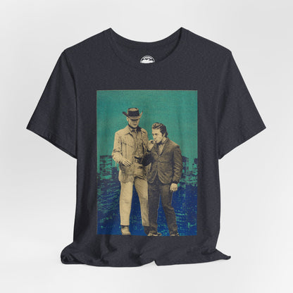 Midnight Cowboy (Graphic with Vintage Print Effect/Joe Buck and Ratso Rizzo/Midnight Cowboy Shirt)