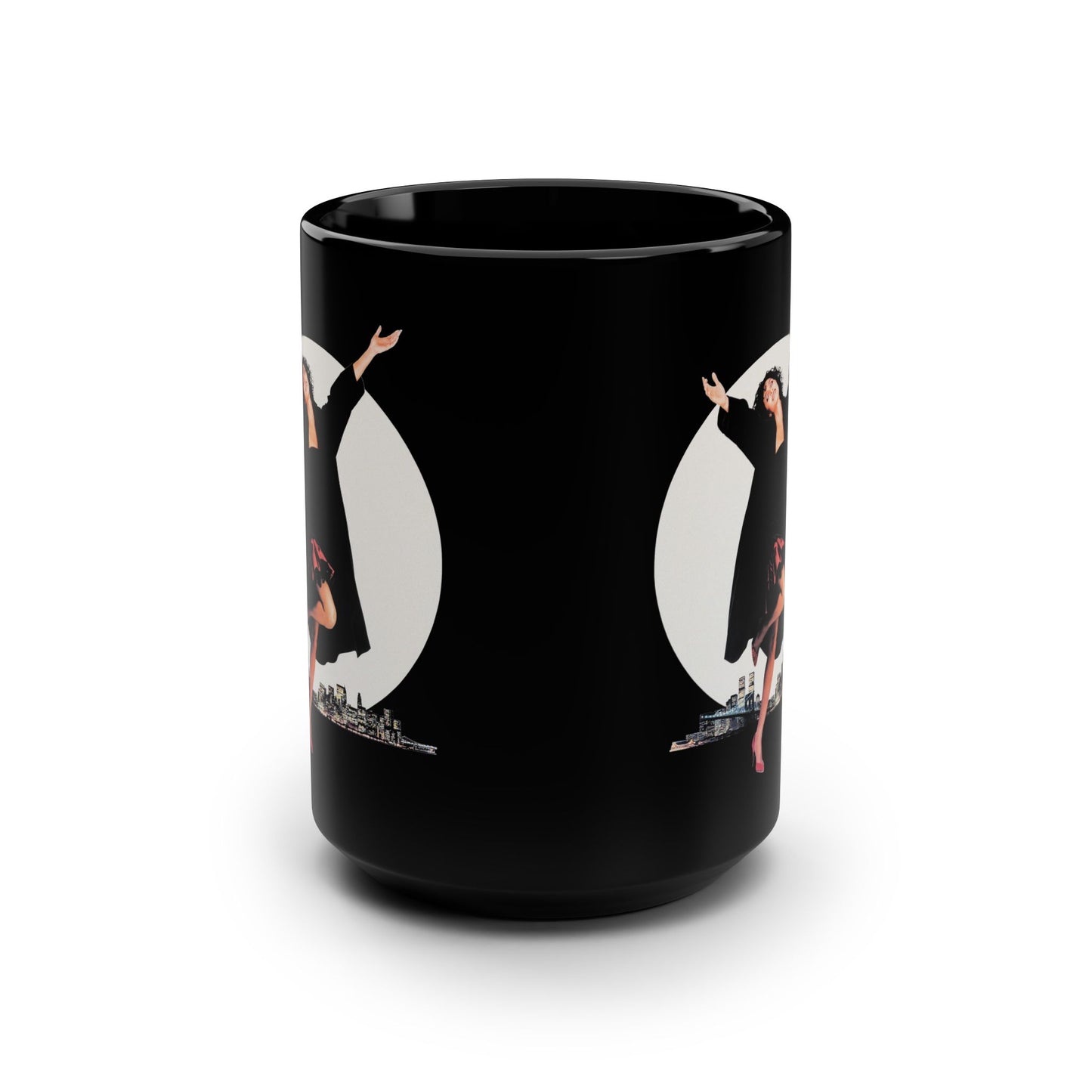 Cher Moonstruck  (Black Mug, 15oz)