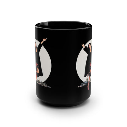 Cher Moonstruck  (Black Mug, 15oz)