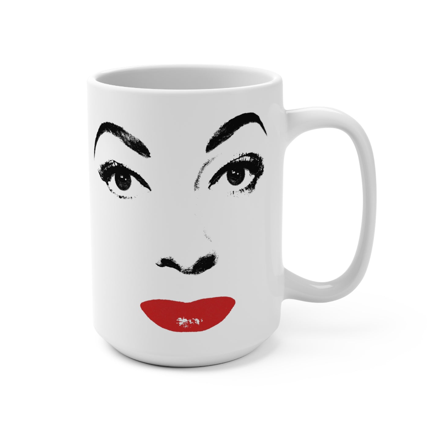 Mommie Dearest Coffee Mug (15oz. White Ceramic/Faye Dunaway/Joan Crawford)