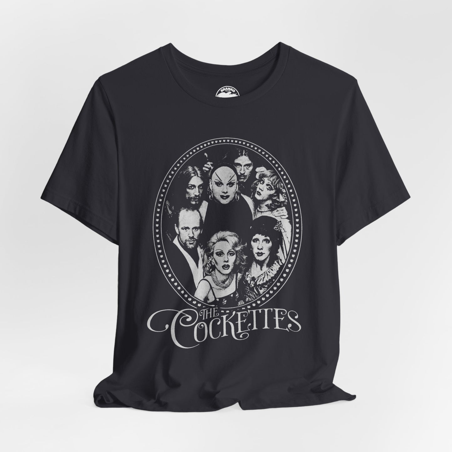 The Cockettes (Graphic with Vintage Print Effect/Divine/Hibiscus)