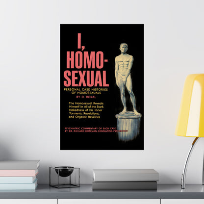 I, Homosexual (60's Gay Pulp Novel Cover Art Poster)