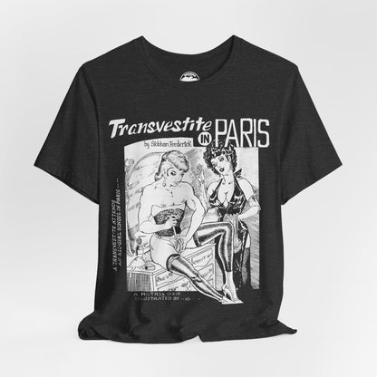 Transvestite in Paris (60's Gay Pulp Cover Artwork by Gene Bilbrew)