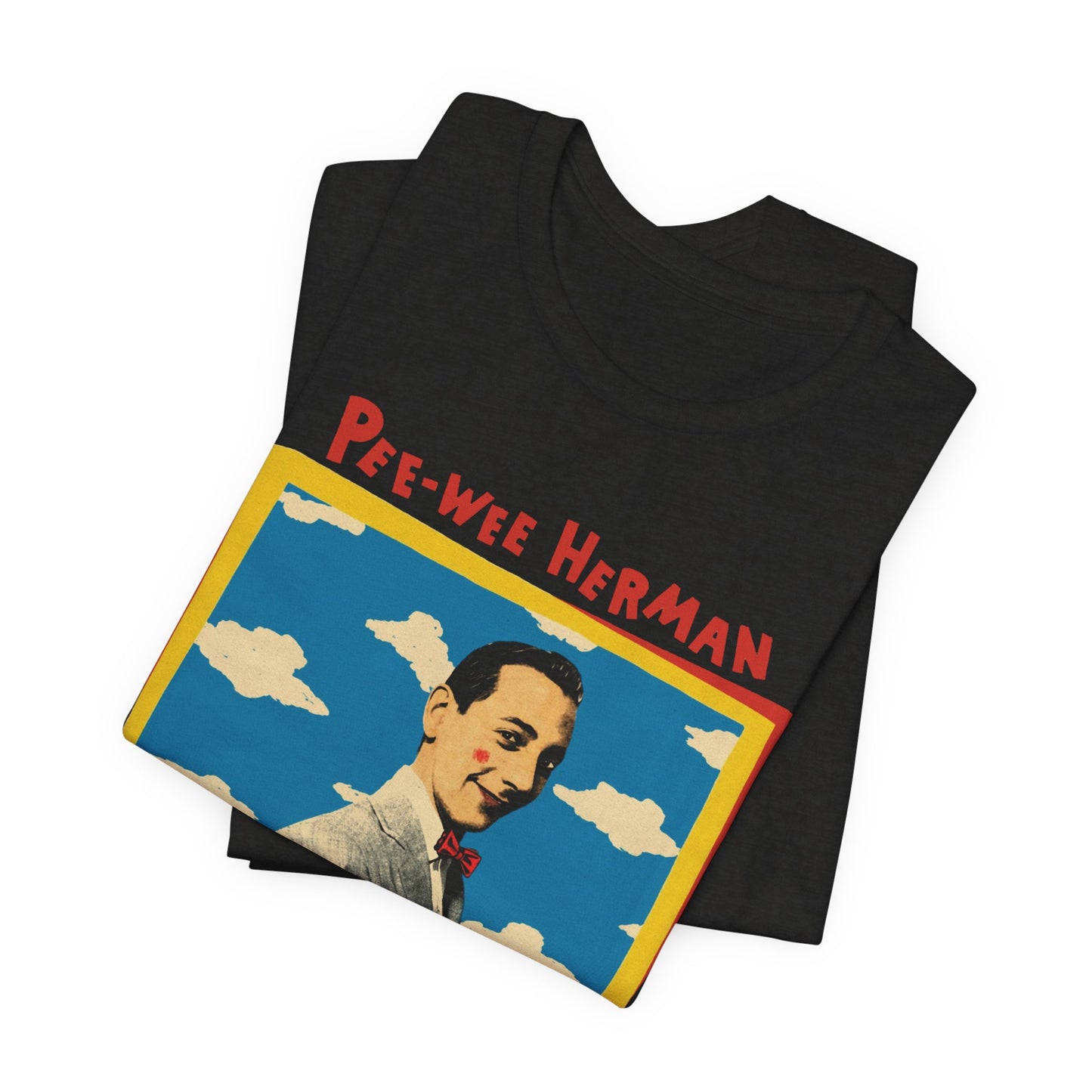 Pee-wee Herman (Replica 80's Promo Shirt with Vintage Print Effect)