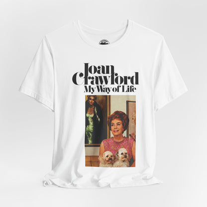 Joan Crawford (My Way of Life Cover Art Tee/1971)