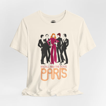 Bacall and the Boys (Promo Graphic/Lauren Bacall,Yves Saint Laurent, Pierre Cardin, Giorgio Armani, Emanuel Ungaro, and Marc Bohan)