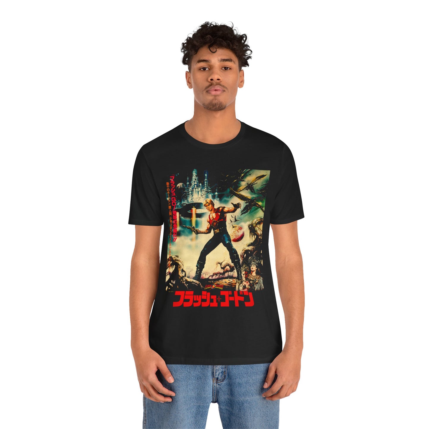 Flash Gordon (Oversized Japanese Promo Image with Vintage Print Effect)