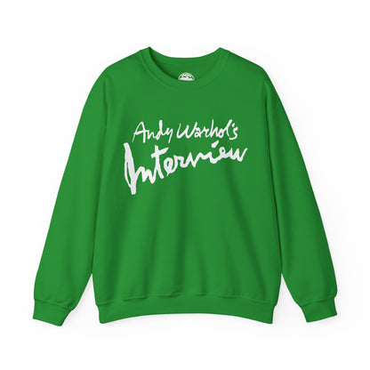 Interview Magazine Logo Sweatshirt (Replica Promo Sweatshirt/Andy Warhol's Interview Magazine)