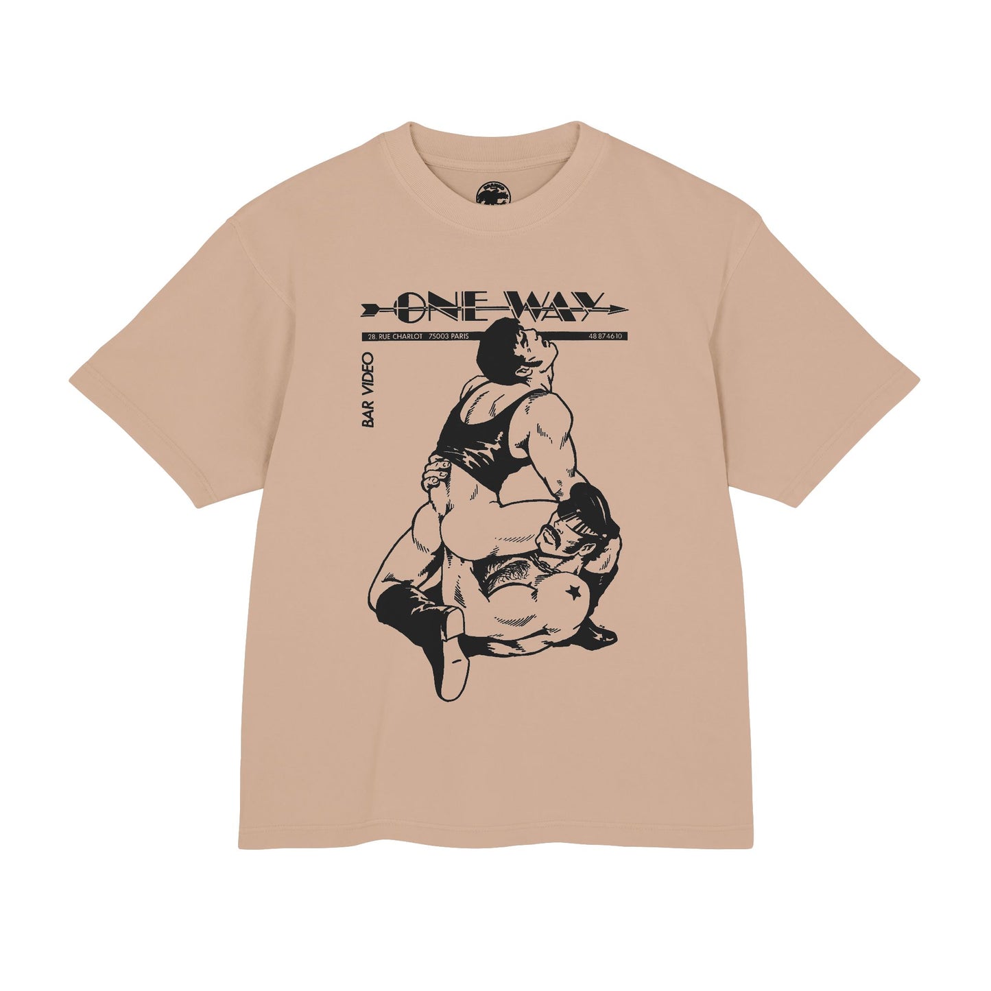 One Way Paris (Special Edition Boxy Heavy Tee/260 GSM/100% Combed Cotton)
