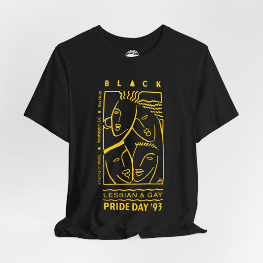1993 Black Lesbian & Gay Pride Day (Replica D.C. Pride Shirt/Black Pride)