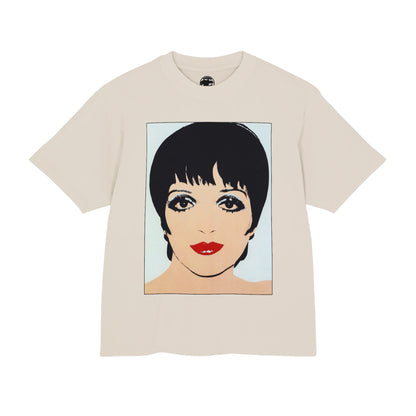 Liza Minnelli (Special Edition Boxy Heavy Tee/260 GSM/100% Combed Cotton/Andy Warhol Lithograph/1979))