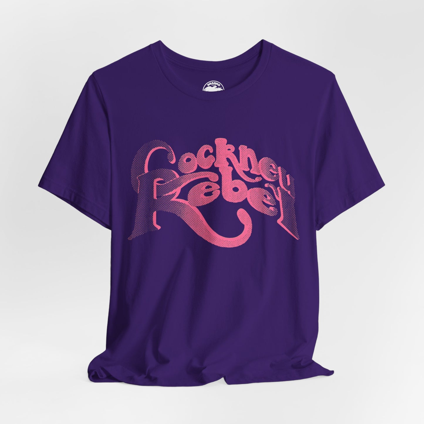 Cockney Rebel (Replica 70's Promo Shirt/Pink Graphic with Vintage Print Effect/Steve Harley & Cockney Rebel Shirt)