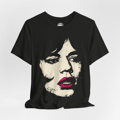 Mick Jagger Performance (Large Graphic with Vintage Print Effect)