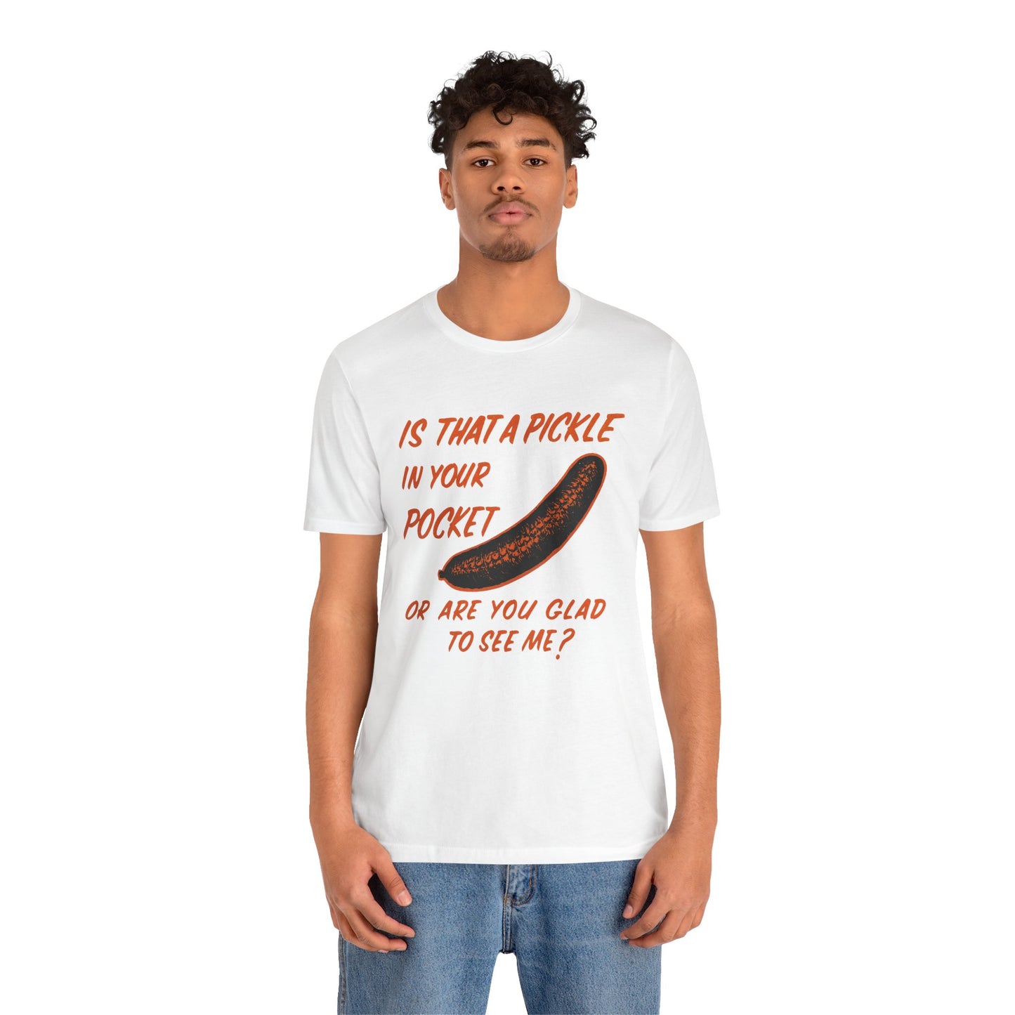 Is That a Pickle in Your Pocket... (Replica 70's Iron-On Transfer Graphic)