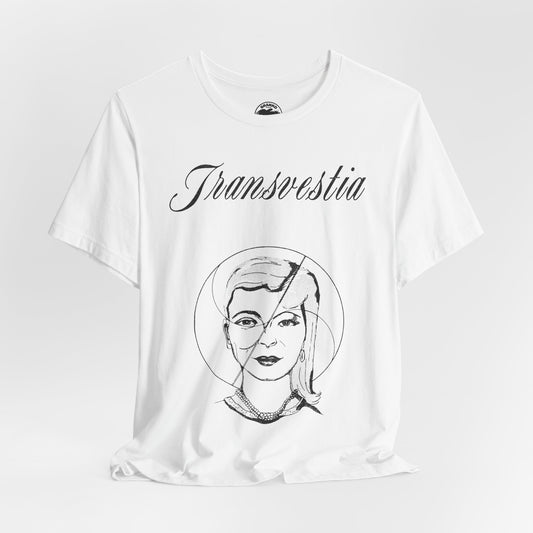 Transvestia Logo (1960–1980s • One of the earliest U.S. publications for trans and gender-variant people.)