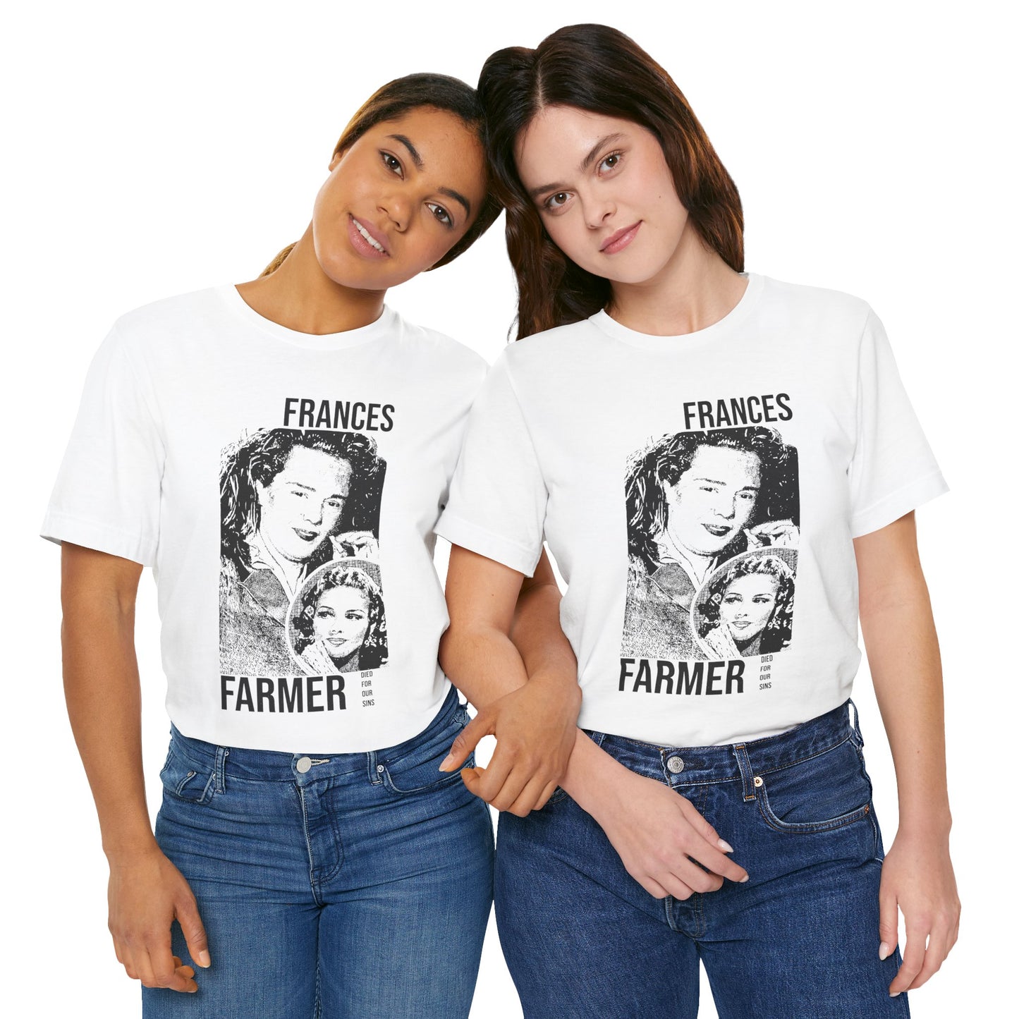 Frances Farmer Died for Our Sins (Graphic with Vintage Print Effect)