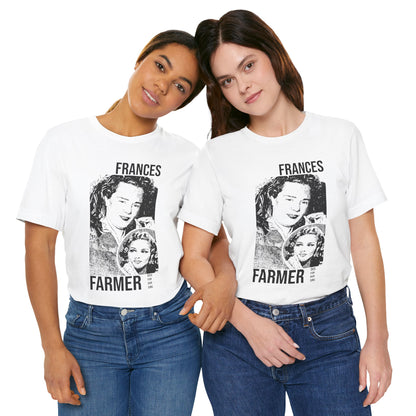 Frances Farmer Died for Our Sins (Graphic with Vintage Print Effect)