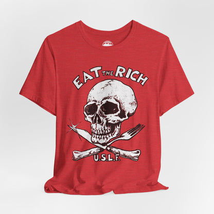 Eat the Rich (Replica U.S.L.F. Shirt/Patti Smith Eat the Rich Shirt)