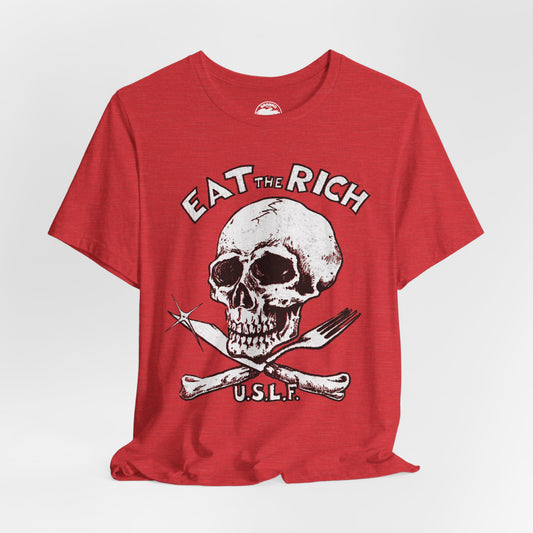 Eat the Rich (Replica U.S.L.F. Shirt/Patti Smith Eat the Rich Shirt)
